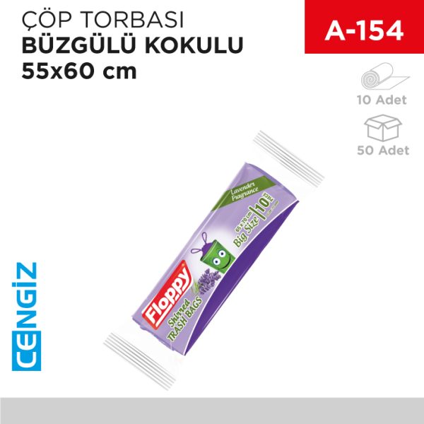 ÇÖP TORBASI BÜZGÜLÜ KOKULU 55*60 CM (834)
