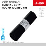 ÇÖP TORBASI HANTAL END. 800 GR 100*150 CM