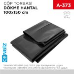 ÇÖP TORBASI HANTAL DÖKME 100*150 CM