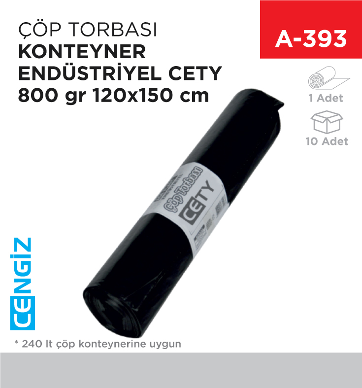ÇÖP TORBASI KONTEYNER END. CETY 120*150 CM (800 GR)