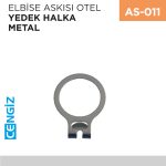 ELBİSE ASKISI OTEL YEDEK HALKA METAL