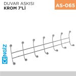 DUVAR ASKISI KROM 7Lİ