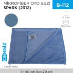 MİKROFİBER OTO BEZİ SPARK (KADİFE) (2312)