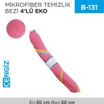 MİKROFİBER TEMİZLİK BEZİ 4LÜ EKO