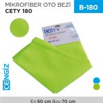 MİKROFİBER OTO BEZİ CETY 180 (50*70 CM) ( BAKLAVA DESEN )