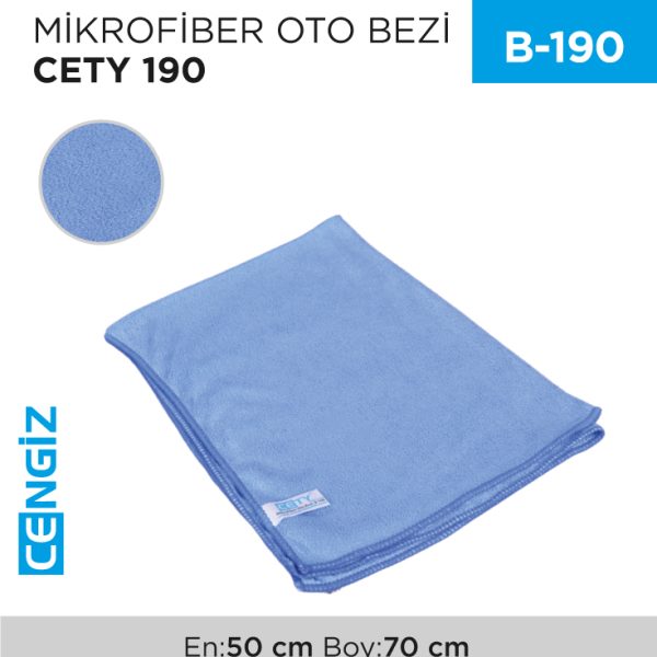 MİKROFİBER OTO BEZİ CETY 190