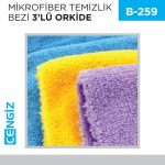 MİKROFİBER TEMİZLİK BEZİ 3LÜ REMOND (32*32) RND-23
