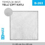 BULAŞIK BEZİ TELLİ ÇİFT KATLI