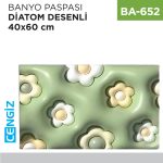 BANYO PASPASI DİATOM DESENLİ 40*60 CM