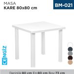 MASA KARE 80*80 CM (2570)