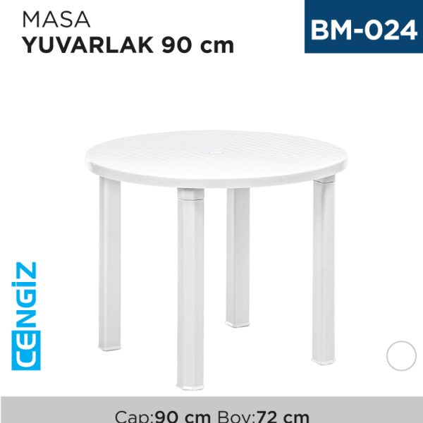 MASA YUVARLAK 90 CM (2550)