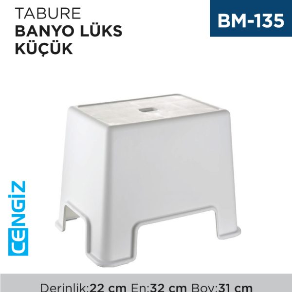 TABURE BANYO LÜKS KÜÇÜK (ÇELİK AYNA) (128)
