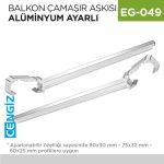 KÜPEŞTE BALKON ÇAM. ASK. AL. AYARLI( CAM BALKON)