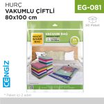 HURÇ VAKUMLU 2Lİ 80 CM*100 CM (XXL)