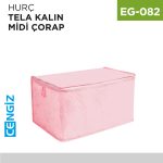 HURÇ TELA KALIN MİDİ ÇORAP