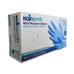 MUAYENE ELDİVENİ NİTRİL PUDRASIZ MAVİ 100LÜ