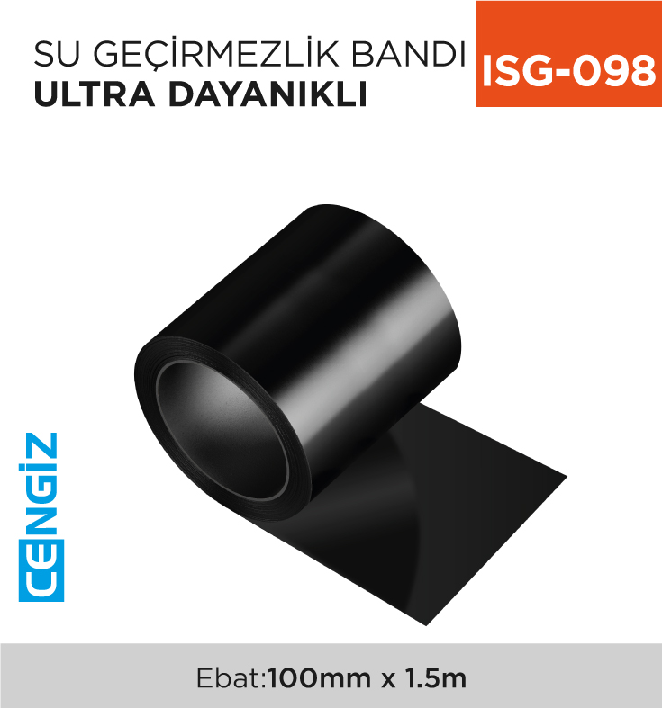 SU GEÇİRMEZLİK BANDI ULTRA DAYANIKLI 100 MM*1.5 MT (LNX10150) SU GEÇİRMEZLİK BANDI ULTRA DAYANIKLI 100 MM*1.5 MT (LNX10150)