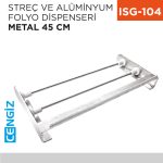 STREÇ&amp; AL. FOLYO DİSP. METAL 45 CM 3830-45