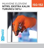 MUAYENE ELDİVENİ NİTRİL EKS.TİTAN KALIN TURUNCU 50Lİ