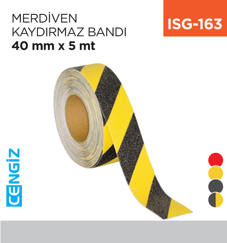+MERDİVEN KAYDIRMAZ BANDI 40 MM*5 MT