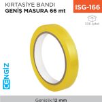 KIRTASİYE BANDI GENİŞ MASURA 12 MM*66 MT