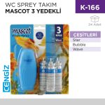 WC SPREY TAKIM MASCOT 3 YEDEKLİ (MSC2232)