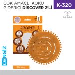 ÇOK AMAÇLI KOKU GİDERİCİ DİSCOVER 2Lİ (148-051-52-53)