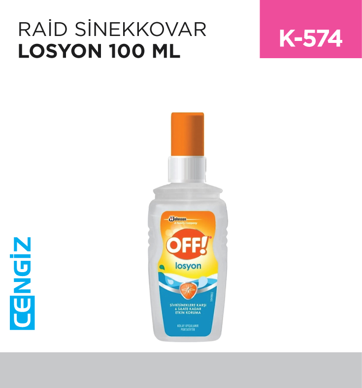 RAİD SİNEKKOVAR LOSYON 100 ML (683867)
