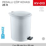 PEDALLI ÇÖP KOVASI 25 LT ŞENYAYLA EKO (4232)