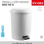 PEDALLI ÇÖP KOVASI EKO 50 LT ( A FORM)