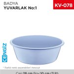 BADYA YUVARLAK NO:1 (3 LT) (E-155)