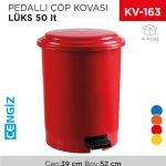 PEDALLI ÇÖP KOVASI LÜKS 50 LT (AFORM)