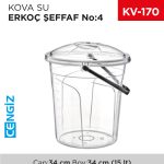 KOVA SU NO:4 ERKOÇ ŞEFFAF (E-321)