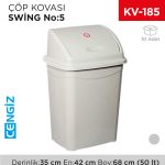SWİNG ÇÖP KOVASI NO:5 (50 LT) (UP 122)