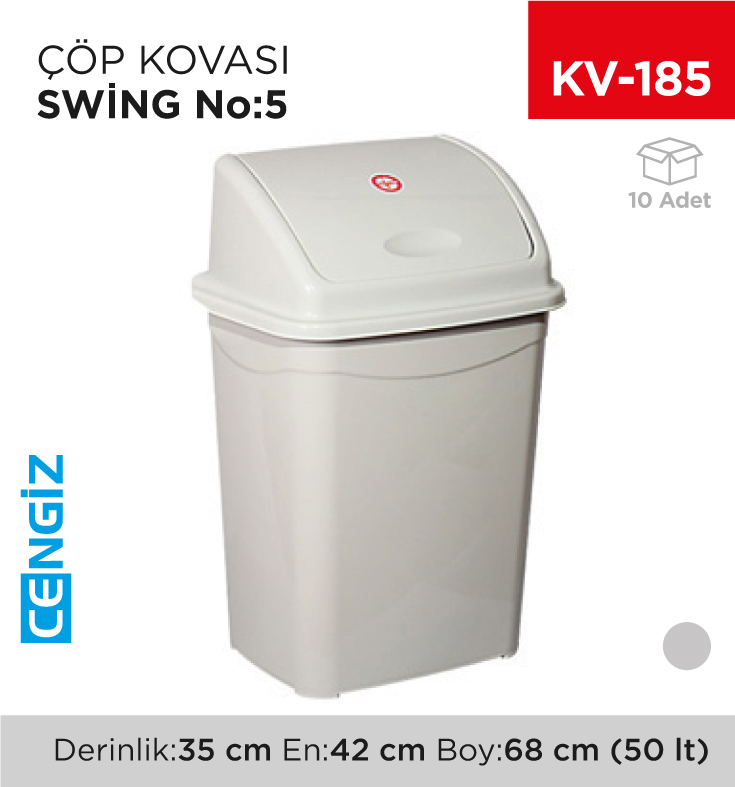 SWİNG ÇÖP KOVASI NO:5 (50 LT) (UP 122) SWİNG ÇÖP KOVASI NO:5 (50 LT) (UP 122)