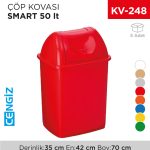 SMART ÇÖP KOVASI 50 LT (4195)