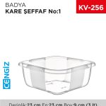 BADYA KARE ŞEFFAF NO:1 (3 LT)  (E-164)