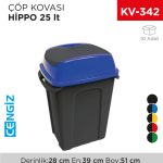 HİPPO ÇÖP KOVASI 25 LT (UP 236)