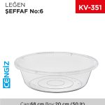LEĞEN ŞEFFAF NO:6 (50 LT) (E-425)