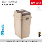 EASY ÇÖP KOVASI 18 LT (09713)