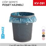 ÇÖP SEPETİ POŞET HAZNELİ 12 LT (8461)