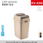 EASY ÇÖP KOVASI 5 LT (09711)