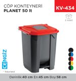 ÇÖP KONTEYNERİ PLANET 50 LT (UP 226)
