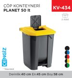 ÇÖP KONTEYNERİ PLANET 50 LT (UP 226)