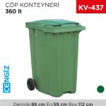 ÇÖP KONTEYNERİ 360 LT