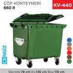 ÇÖP KONTEYNERİ 660 LT