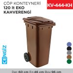 ÇÖP KONTEYNERİ 120 LT EKO KAHVERENGİ (6506)