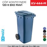 ÇÖP KONTEYNERİ 120 LT EKO MAVİ (6506)