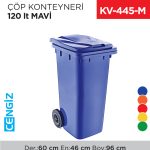 ÇÖP KONTEYNERİ 120 LT MAVİ (6505)