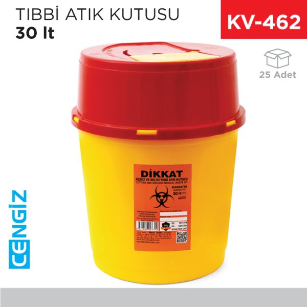 TIBBİ ATIK KUTUSU 30 LT